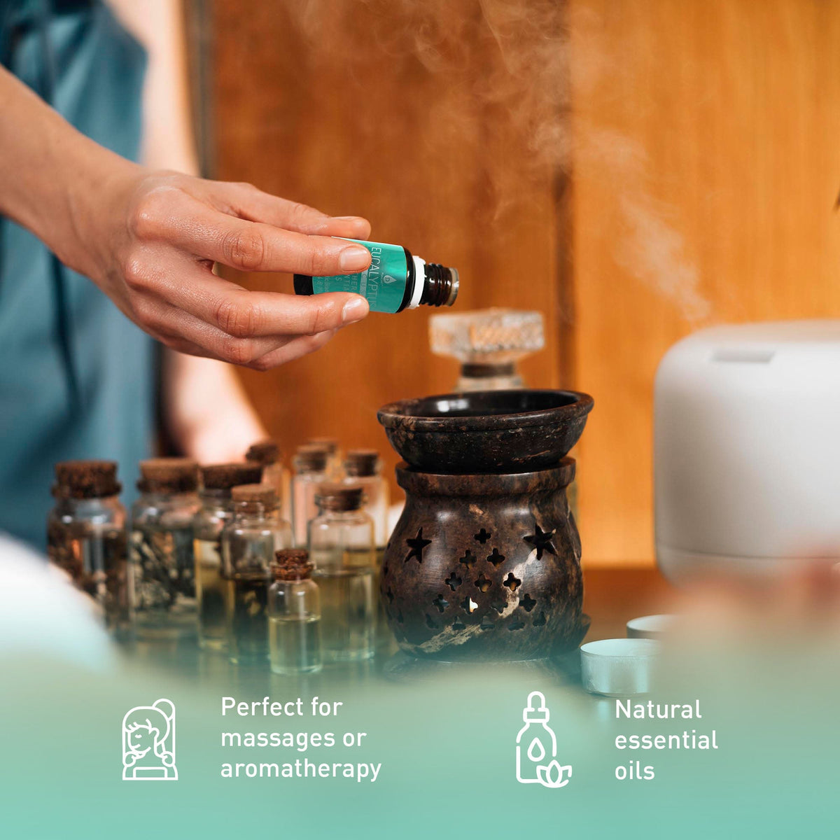 3 Pack Aromatherapy Essential oils (Lavender, Eucalyptus, Frankincense) - abtcare.shop