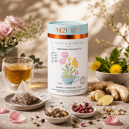 Detox and Revive Luxury Herbal tea | Canadian | 24ct
