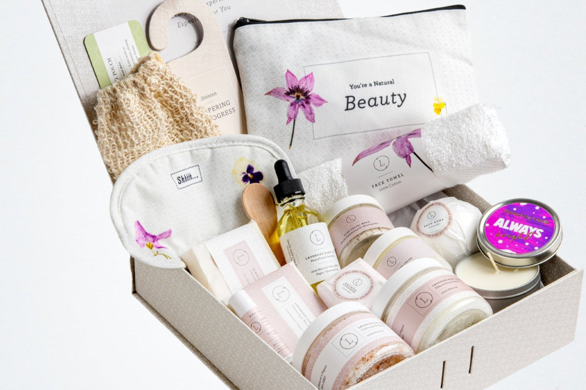 A Special Day Gift, Birthday Gift Basket, Lavender Natural Bath &amp; Body - abtcare.shop