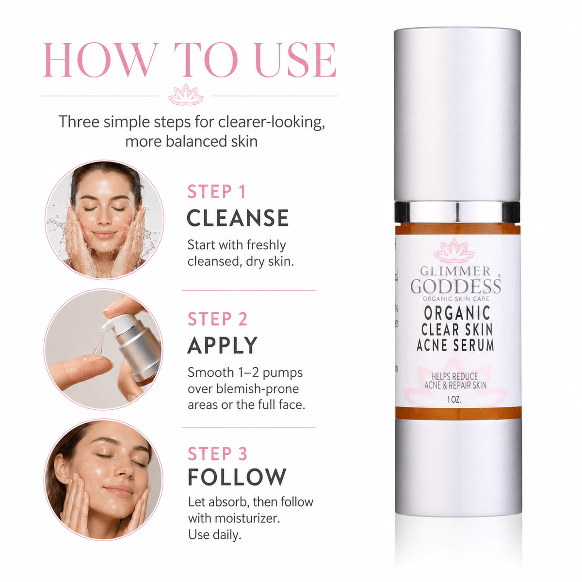 Organic Acne Serum – Oil Control &amp; Pore Clearing Treatment - abtcare.shop