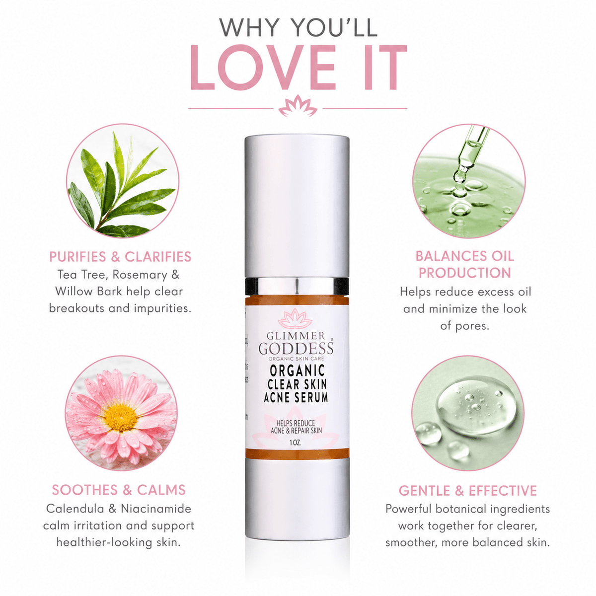 Organic Acne Serum – Oil Control &amp; Pore Clearing Treatment - abtcare.shop