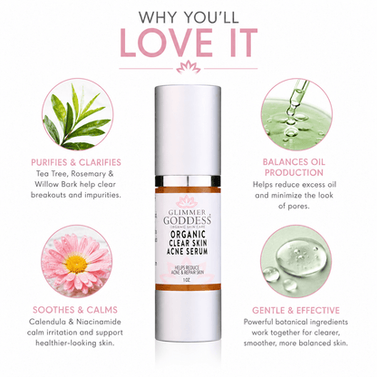 Organic Acne Serum – Oil Control &amp; Pore Clearing Treatment - abtcare.shop