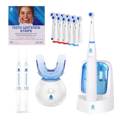Pursonic Advanced Smile Care Bundle – LED Whitening Kit, Whitening Strips, &amp; Electric Toothbrush - abtcare.shop