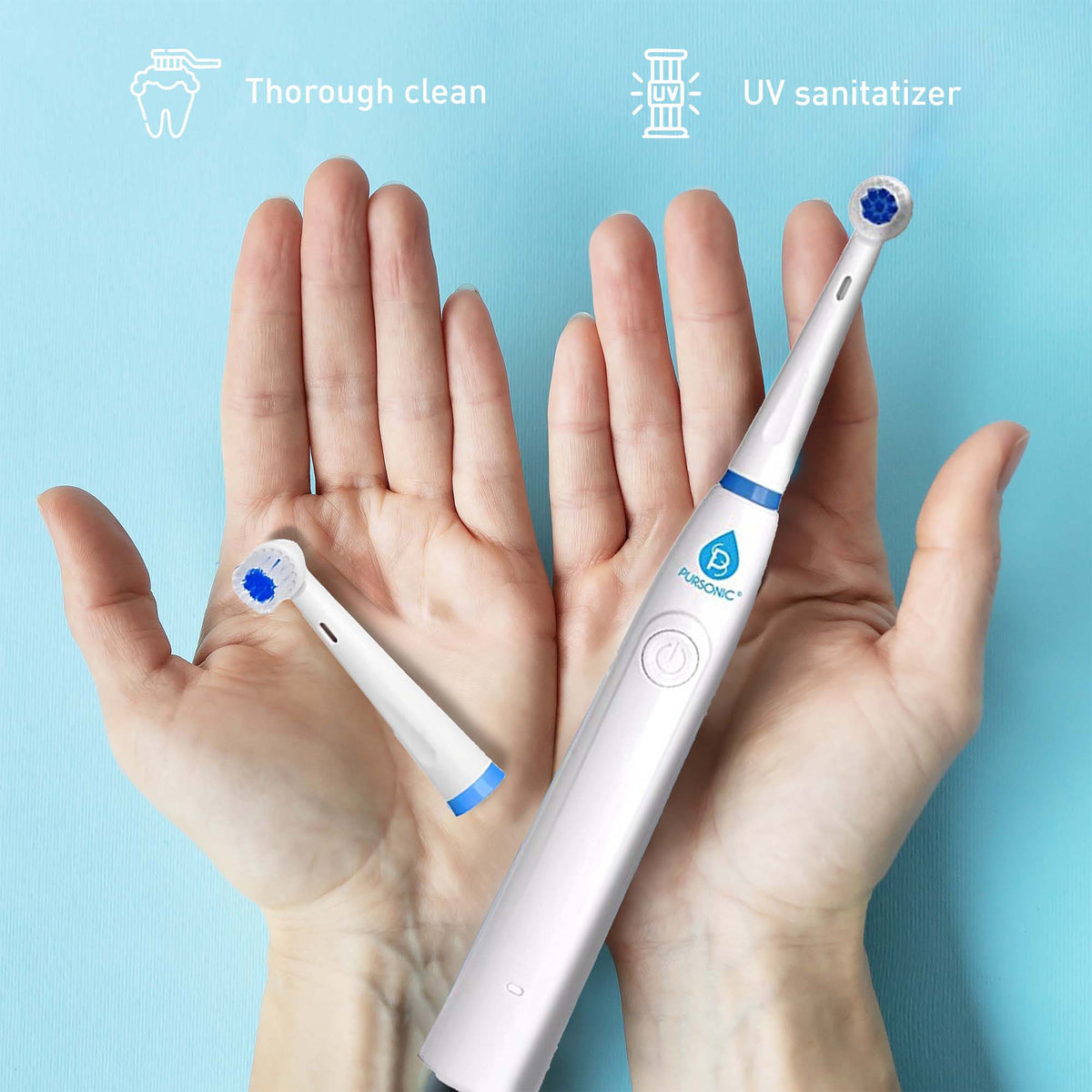 Pursonic Advanced Smile Care Bundle – LED Whitening Kit, Whitening Strips, &amp; Electric Toothbrush - abtcare.shop