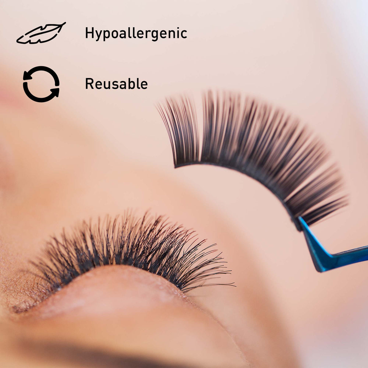 Pursonic Glam Essentials Bundle: 3D Faux Mink Lashes, Makeup Sponge &amp; Brush Set - abtcare.shop